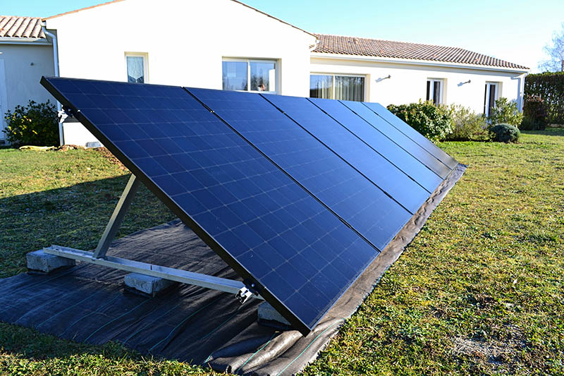 Kits solaires sur pied